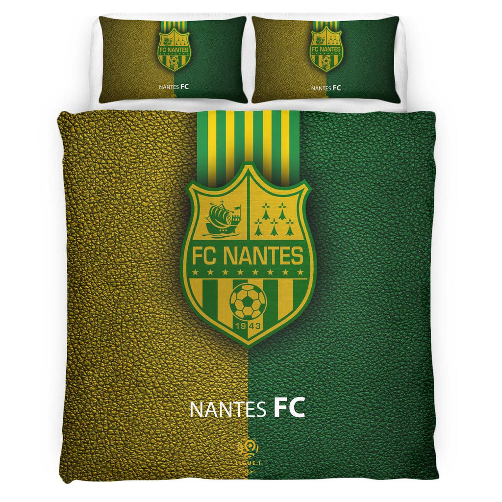 Housse De Couette FC Nantes French Football Teams 08 Parure de lit Ensemble De Literie