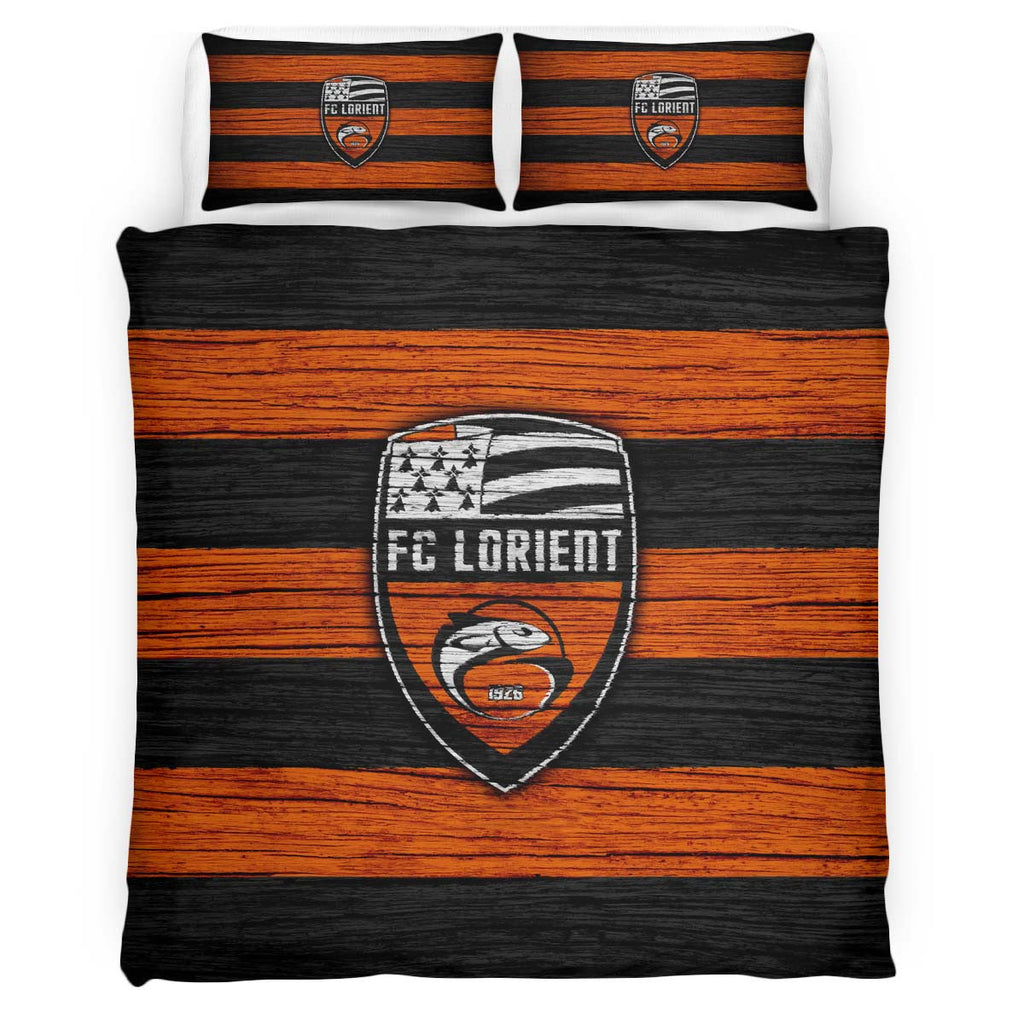 Housse De Couette FC Lorient French Football Teams 07 Parure de lit Ensemble De Literie