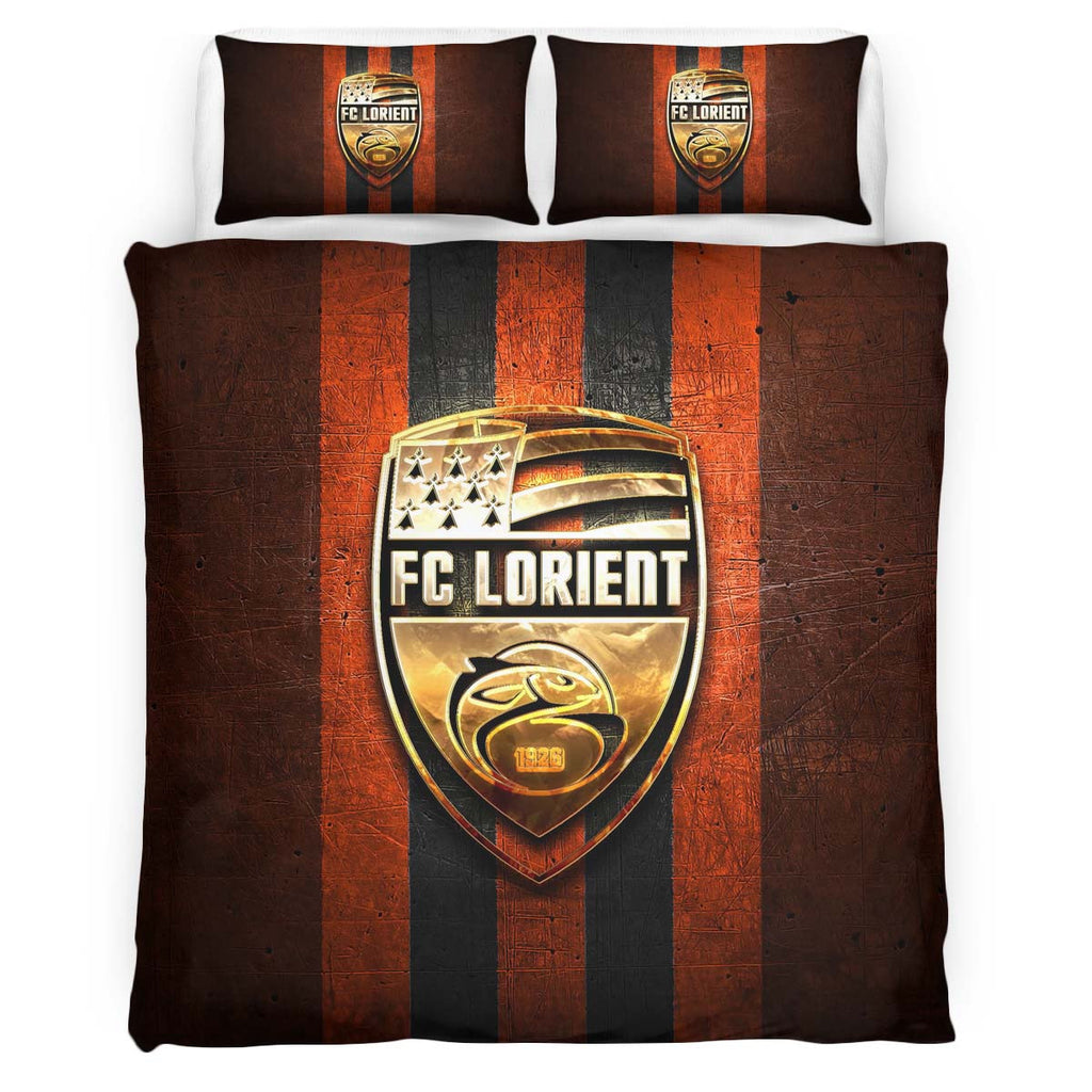 Housse De Couette FC Lorient French Football Teams 08 Parure de lit Ensemble De Literie