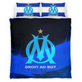 Housse De Couette OM Olympique de Marseille French Football Teams 04 Parure de lit Ensemble De Literie