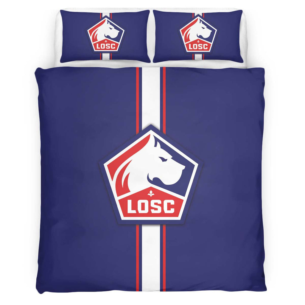 Housse De Couette LOSC Lille OSC French Football Teams 25 Parure de lit Ensemble De Literie