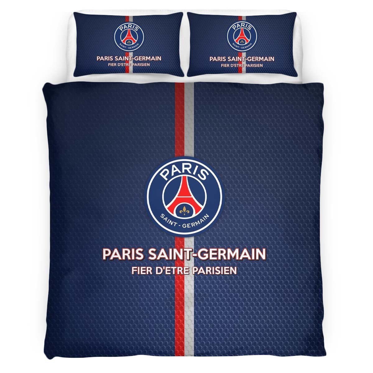 Housse De Couette PSG FC Paris Saint Germain Football Club 6 Parure de lit Ensemble De Literie