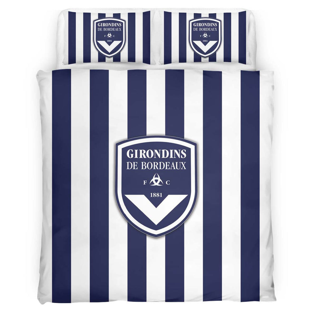 Housse De Couette Girondins de Bordeaux French Football Teams 21 Parure de lit Ensemble De Literie