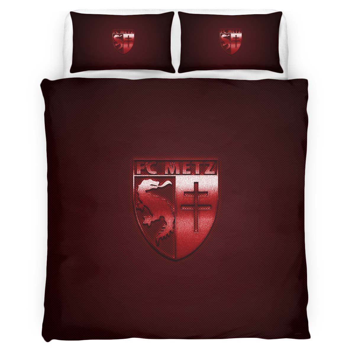 Housse De Couette FC Metz French Football Teams 03 Parure de lit Ensemble De Literie