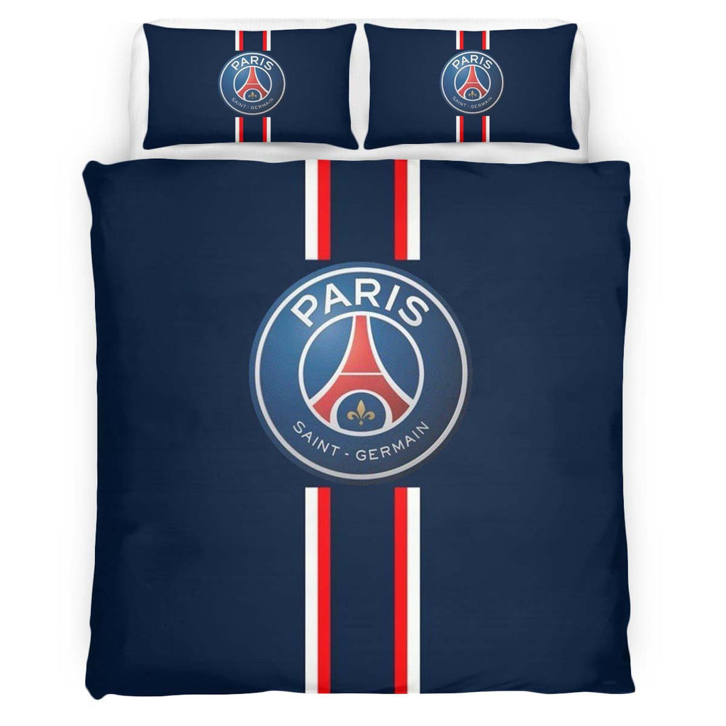 Housse De Couette PSG FC Paris Saint Germain Football Club 19 Parure de lit Ensemble De Literie