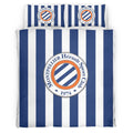 Housse De Couette Montpellier HSC French Football Teams 20 Parure de lit Ensemble De Literie