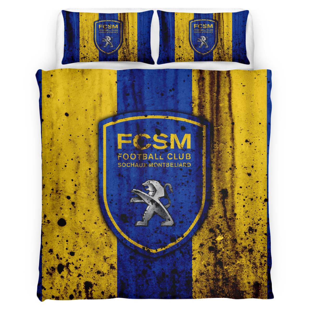 Housse De Couette FCSM FC Sochaux-MontbÃ©liard French Football Teams 06 Parure de lit Ensemble De Literie