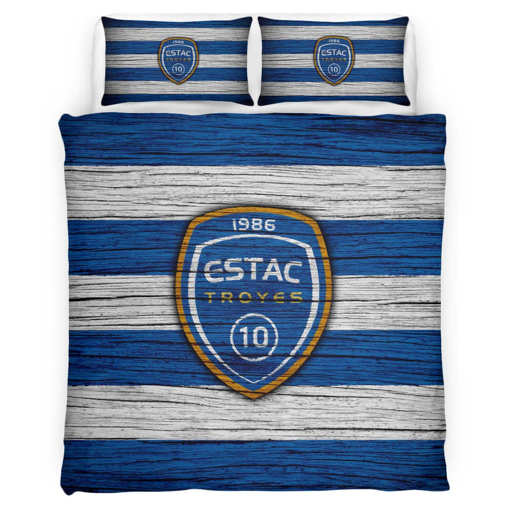 Housse De Couette ESTAC Troyes Football Teams 15 Parure de lit Ensemble De Literie
