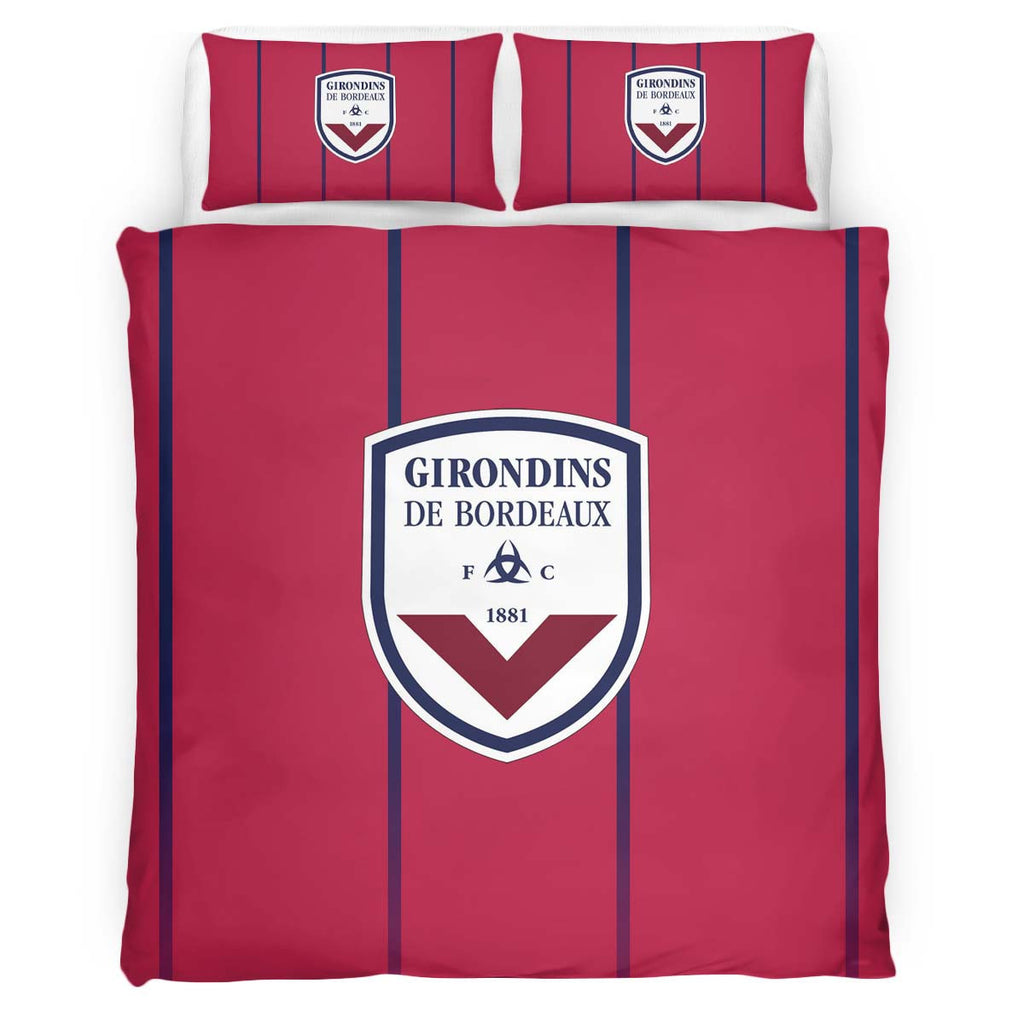 Housse De Couette Girondins de Bordeaux French Football Teams 11 Parure de lit Ensemble De Literie