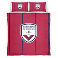 Housse De Couette Girondins de Bordeaux French Football Teams 11 Parure de lit Ensemble De Literie