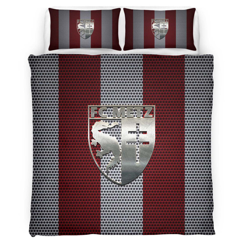 Housse De Couette FC Metz French Football Teams 06 Parure de lit Ensemble De Literie