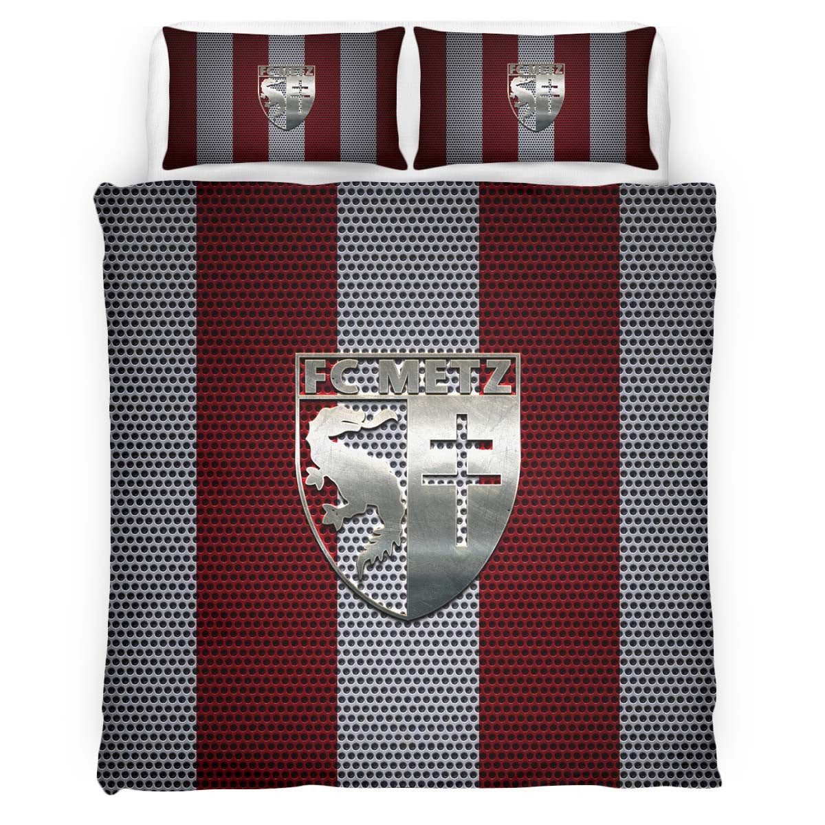 Housse De Couette FC Metz French Football Teams 06 Parure de lit Ensemble De Literie