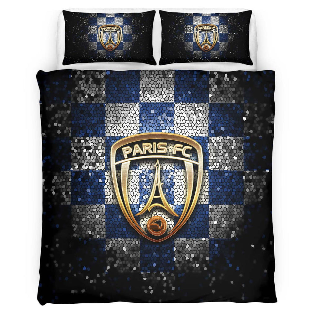 Housse De Couette Paris FC French Football Teams 02 Parure de lit Ensemble De Literie