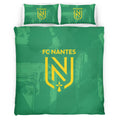 Housse De Couette FC Nantes French Football Teams 02 Parure de lit Ensemble De Literie