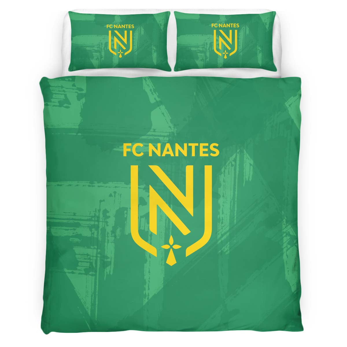 Housse De Couette FC Nantes French Football Teams 02 Parure de lit Ensemble De Literie