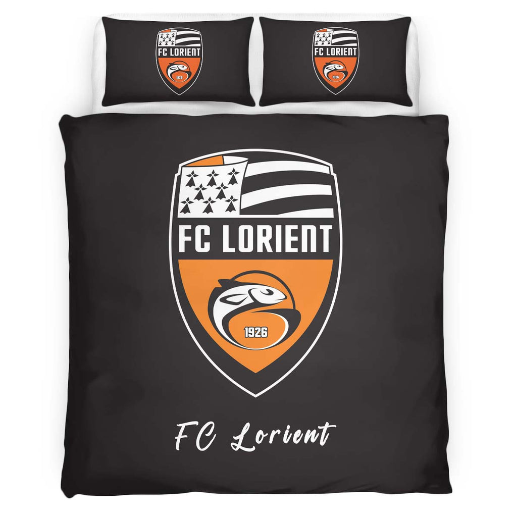Housse De Couette FC Lorient French Football Teams 18 Parure de lit Ensemble De Literie