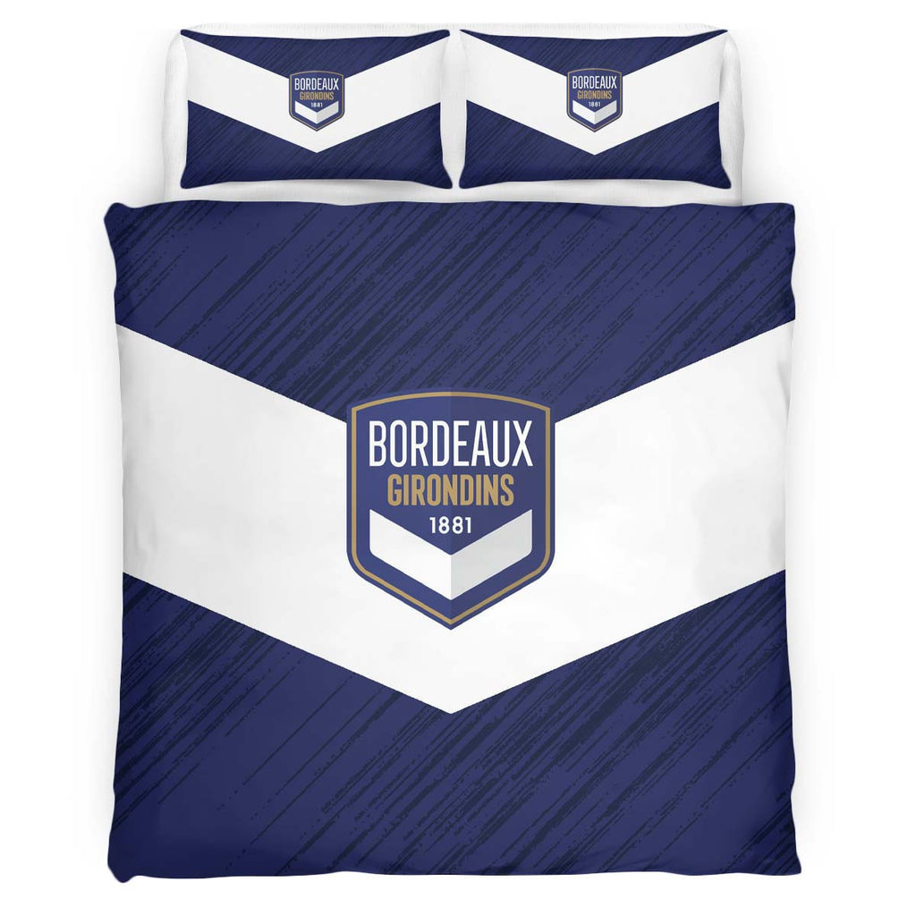 Housse De Couette Girondins de Bordeaux French Football Teams 01 Parure de lit Ensemble De Literie