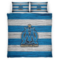 Housse De Couette OM Olympique de Marseille French Football Teams 13 Parure de lit Ensemble De Literie