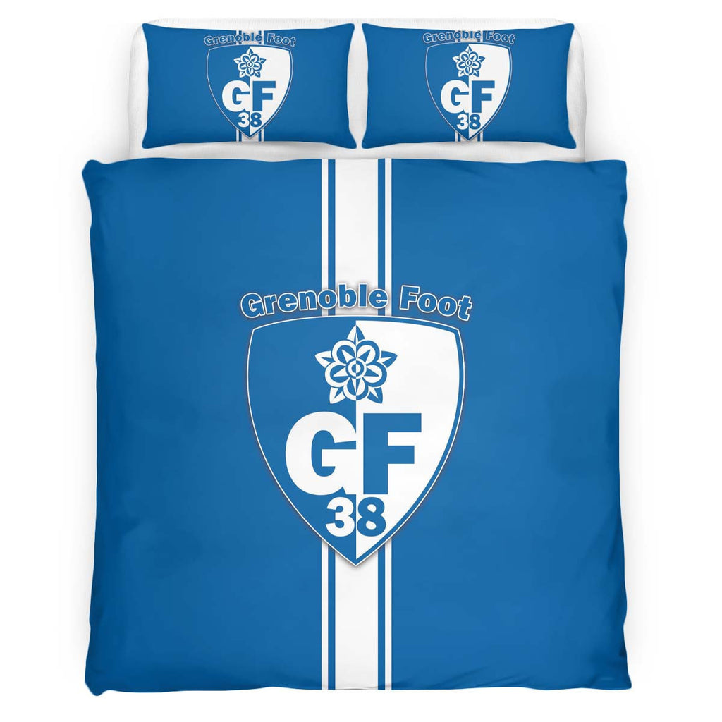Housse De Couette GF 38 Grenoble Foot 38 French Football Teams 08 Parure de lit Ensemble De Literie