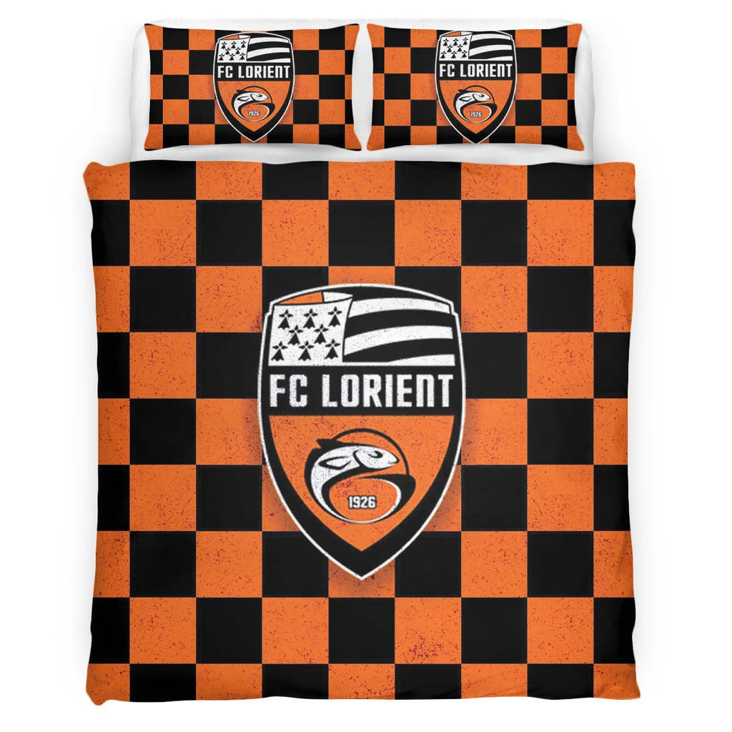 Housse De Couette FC Lorient French Football Teams 12 Parure de lit Ensemble De Literie