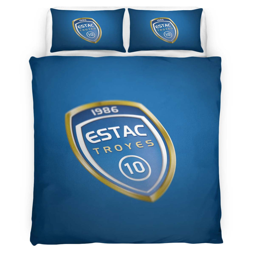 Housse De Couette ESTAC Troyes Football Teams 07 Parure de lit Ensemble De Literie