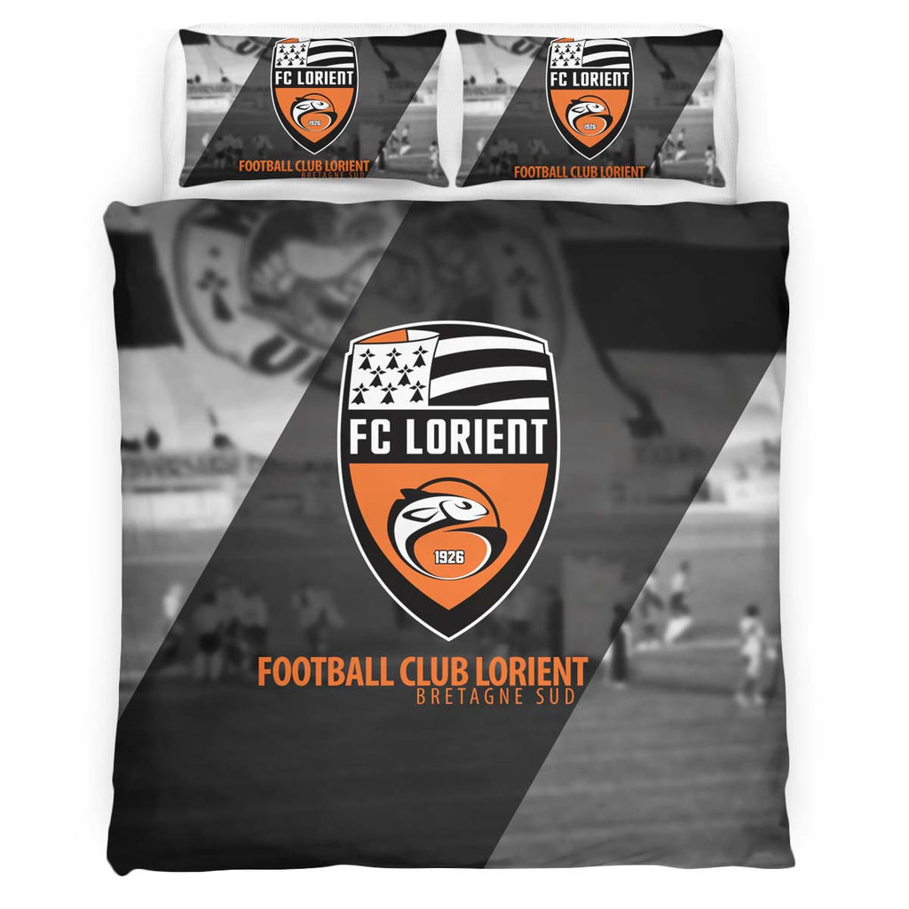 Housse De Couette FC Lorient French Football Teams 05 Parure de lit Ensemble De Literie