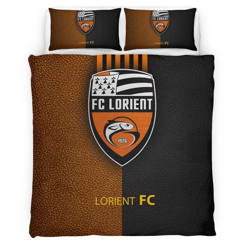 Housse De Couette FC Lorient French Football Teams 03 Parure de lit Ensemble De Literie
