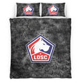 Housse De Couette LOSC Lille OSC French Football Teams 02 Parure de lit Ensemble De Literie