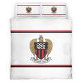 Housse De Couette OGC Nice French Football Teams 02 Parure de lit Ensemble De Literie