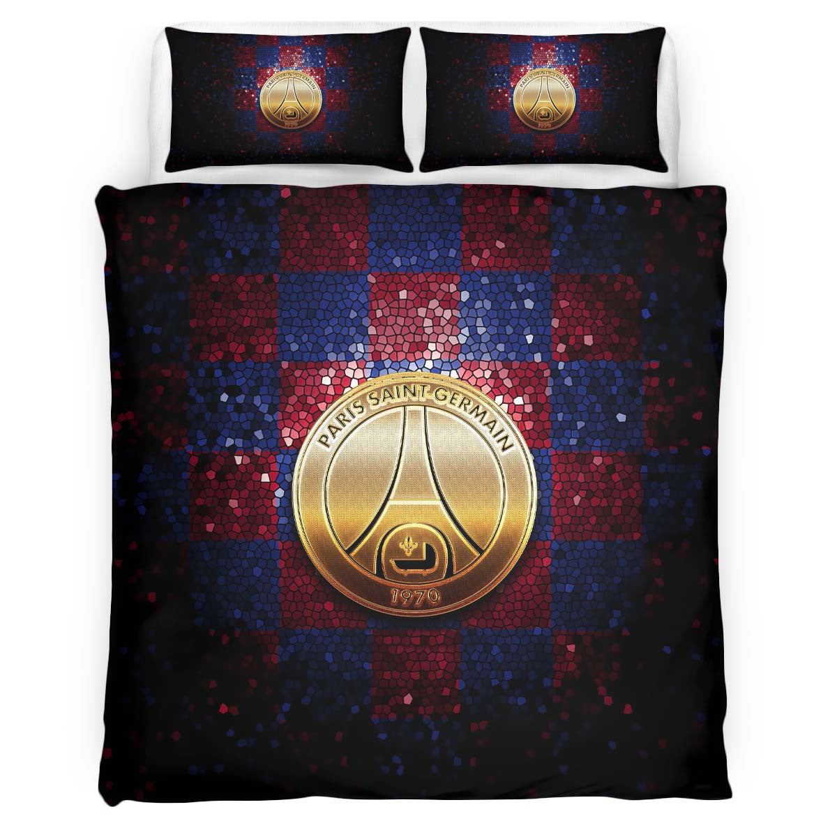 Housse De Couette PSG FC Paris Saint Germain Football Club 21 Parure de lit Ensemble De Literie