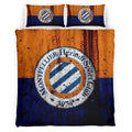 Housse De Couette Montpellier HSC French Football Teams 02 Parure de lit Ensemble De Literie