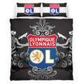 Housse De Couette OL Olympique Lyonnais French Football Teams 07 Parure de lit Ensemble De Literie