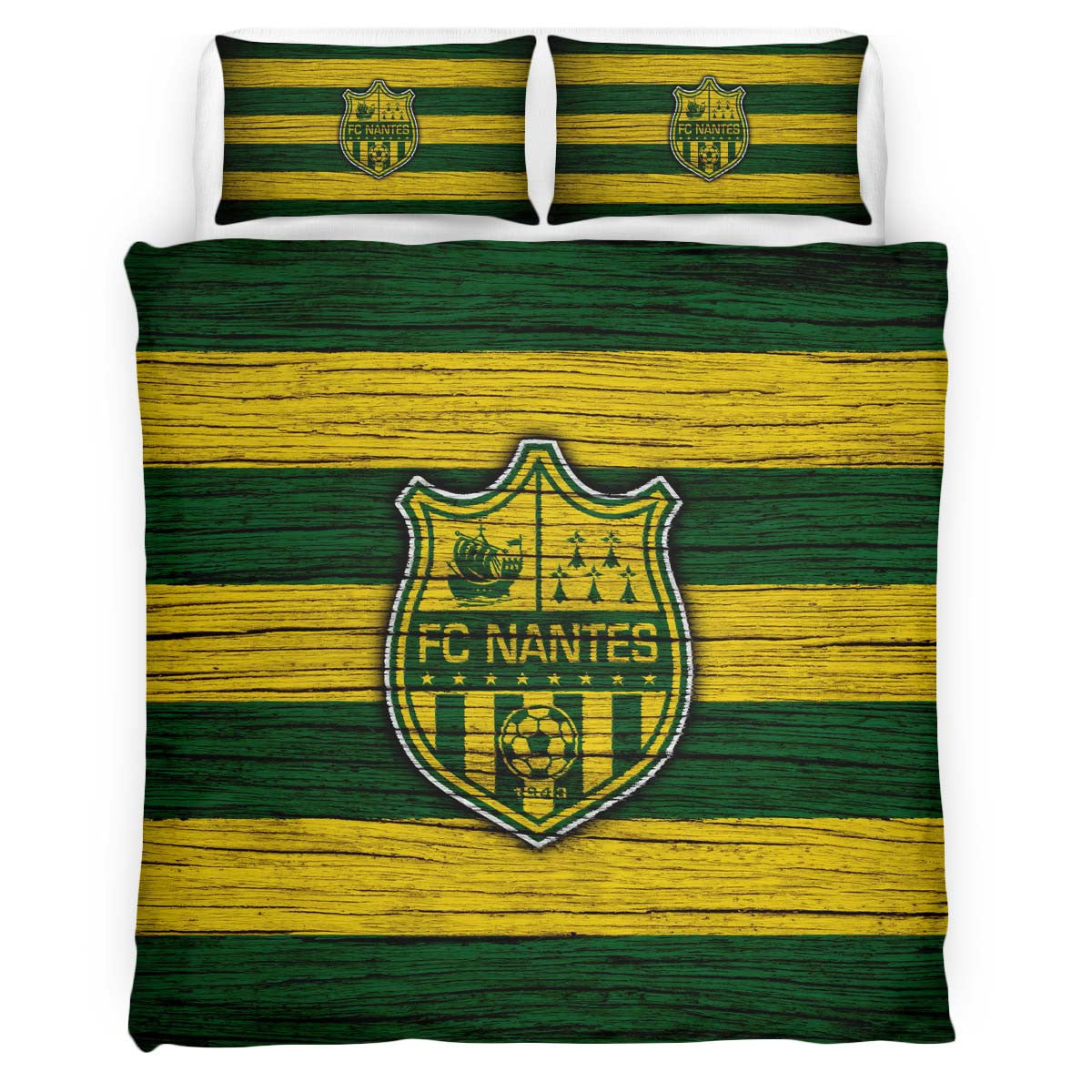 Housse De Couette FC Nantes French Football Teams 12 Parure de lit Ensemble De Literie
