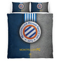 Housse De Couette Montpellier HSC French Football Teams 05 Parure de lit Ensemble De Literie