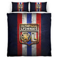 Housse De Couette OL Olympique Lyonnais French Football Teams 13 Parure de lit Ensemble De Literie
