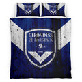 Housse De Couette Girondins de Bordeaux French Football Teams 13 Parure de lit Ensemble De Literie