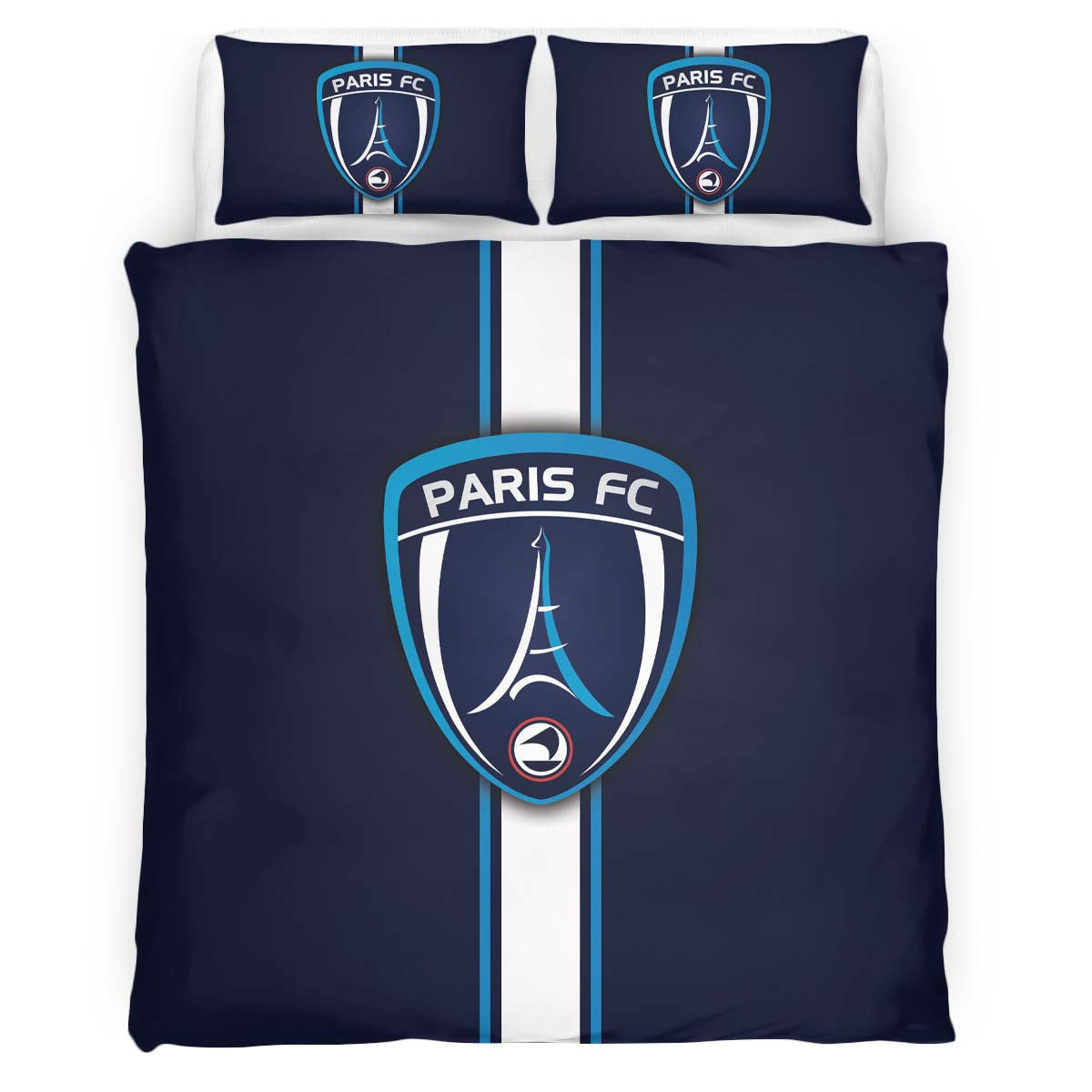 Housse De Couette Paris FC French Football Teams 09 Parure de lit Ensemble De Literie
