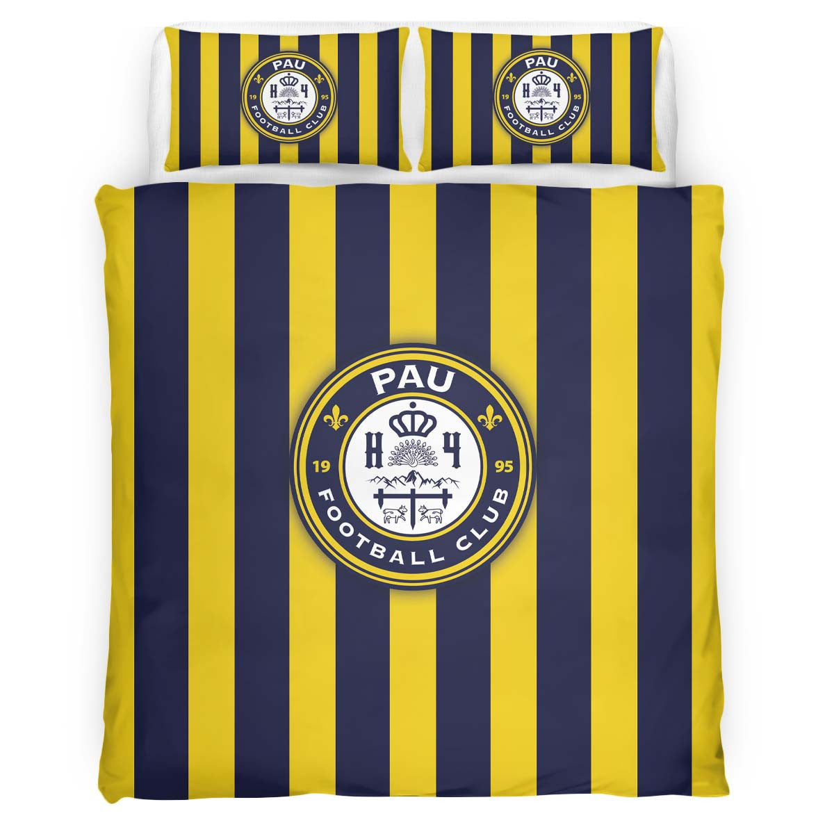 Housse De Couette Pau FC French Football Teams 05 Parure de lit Ensemble De Literie