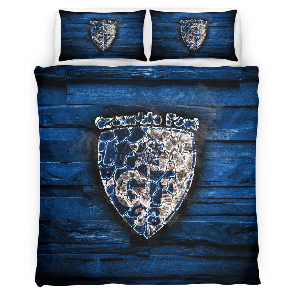 Housse De Couette GF 38 Grenoble Foot 38 French Football Teams 03 Parure de lit Ensemble De Literie