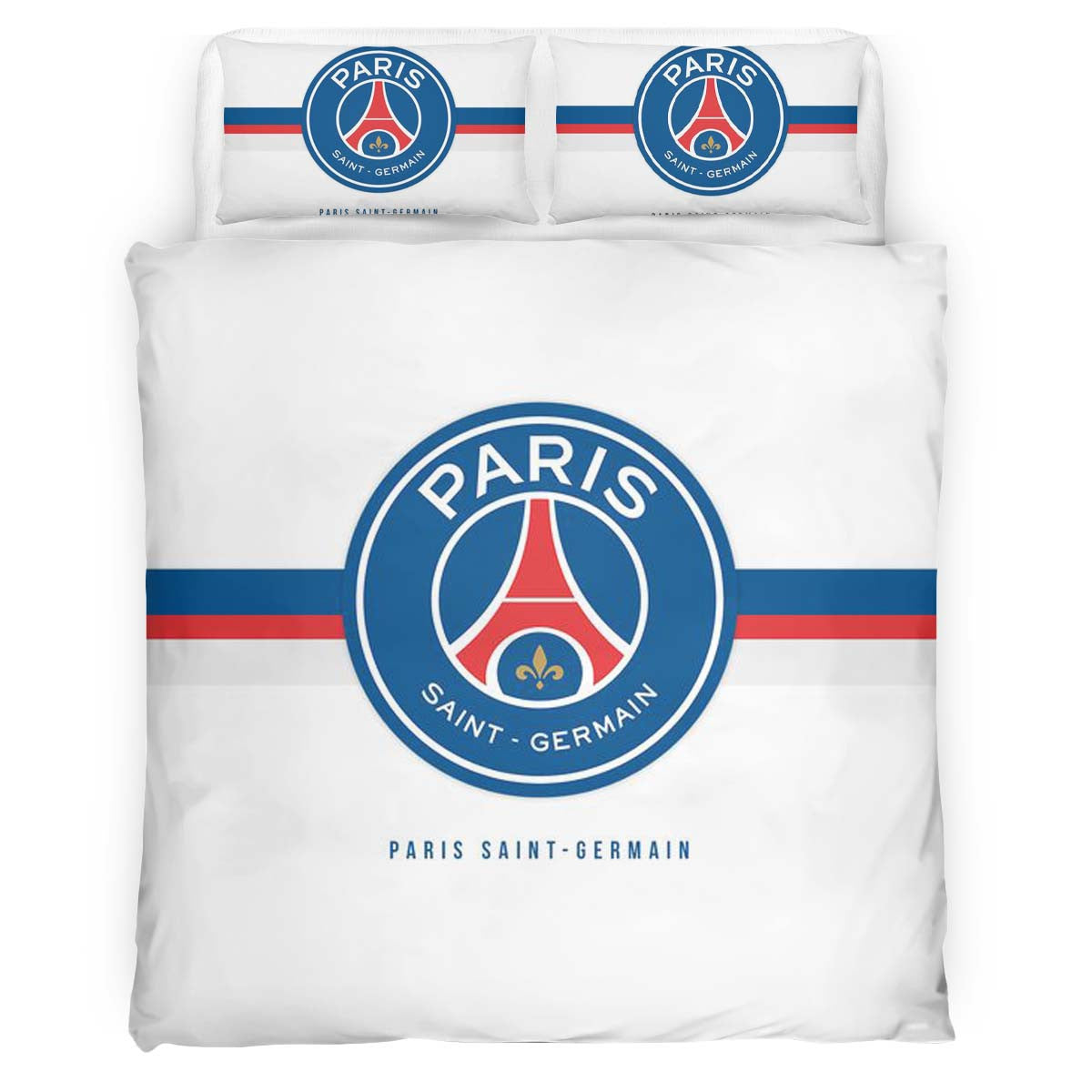 Housse De Couette PSG FC Paris Saint Germain Football Club 13 Parure de lit Ensemble De Literie