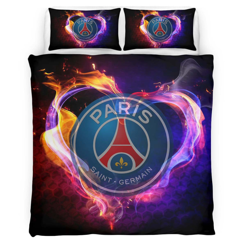 Housse De Couette PSG FC Paris Saint Germain Football Club 15 Parure de lit Ensemble De Literie