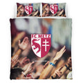 Housse De Couette FC Metz French Football Teams 04 Parure de lit Ensemble De Literie