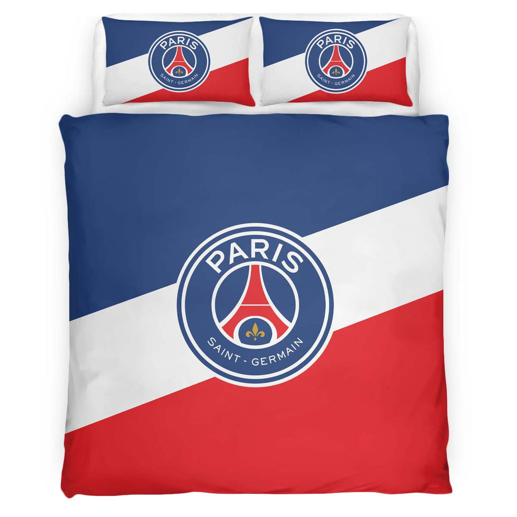 Housse De Couette PSG FC Paris Saint Germain Football Club 7 Parure de lit Ensemble De Literie