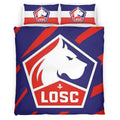 Housse De Couette LOSC Lille OSC French Football Teams 08 Parure de lit Ensemble De Literie