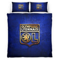Housse De Couette OL Olympique Lyonnais French Football Teams 16 Parure de lit Ensemble De Literie
