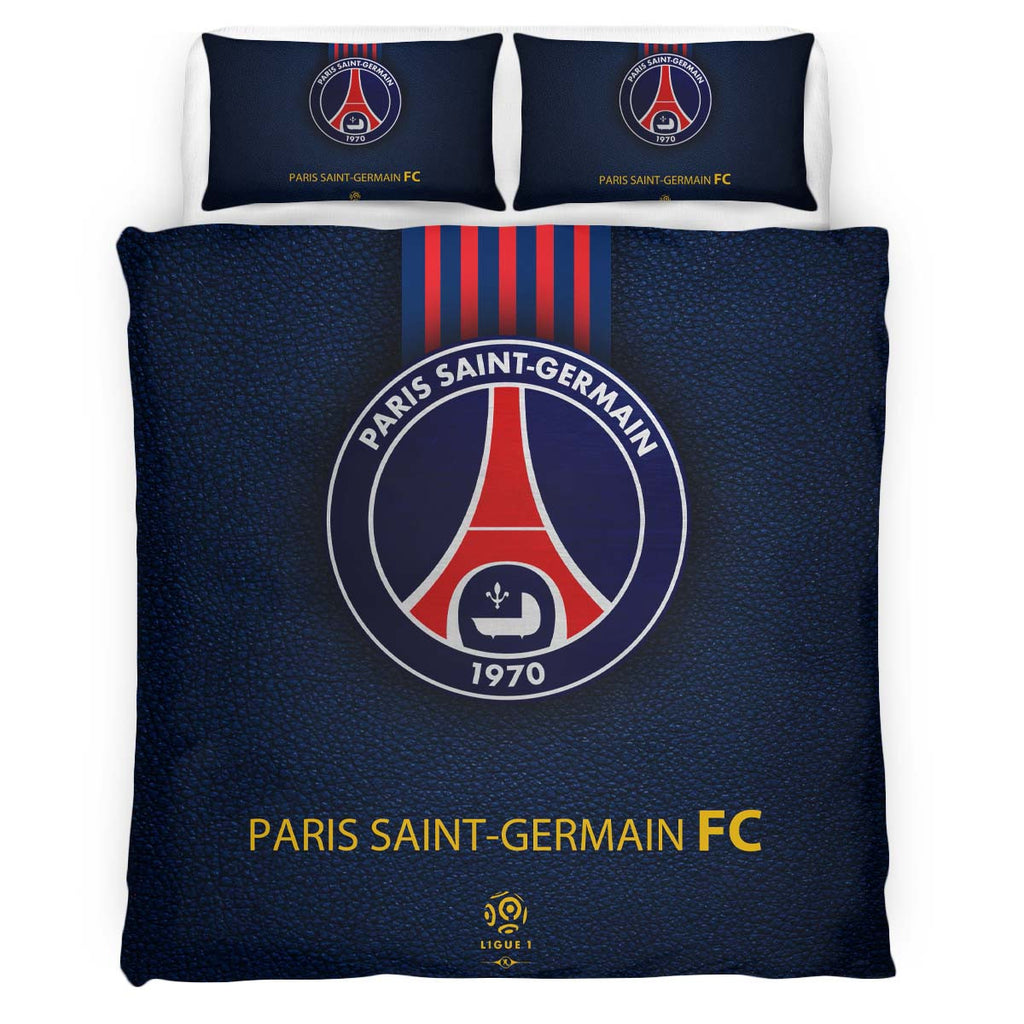 Housse De Couette PSG FC Paris Saint Germain Football Club 17 Parure de lit Ensemble De Literie