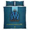 Housse De Couette OM Olympique de Marseille French Football Teams 09 Parure de lit Ensemble De Literie