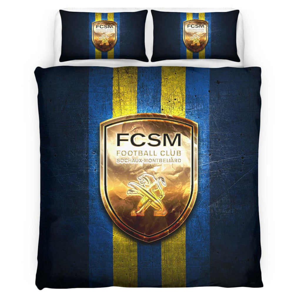 Housse De Couette FCSM FC Sochaux-MontbÃ©liard French Football Teams 04 Parure de lit Ensemble De Literie