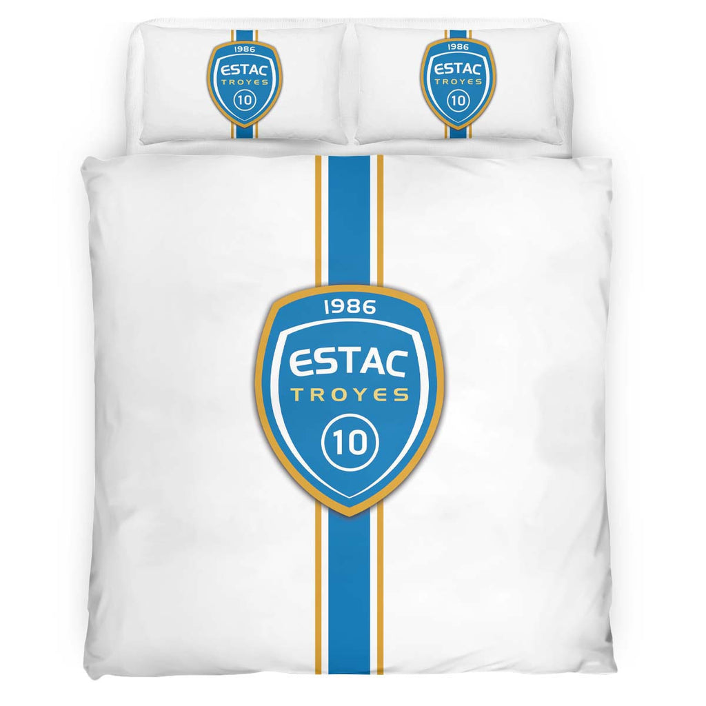 Housse De Couette ESTAC Troyes Football Teams 20 Parure de lit Ensemble De Literie