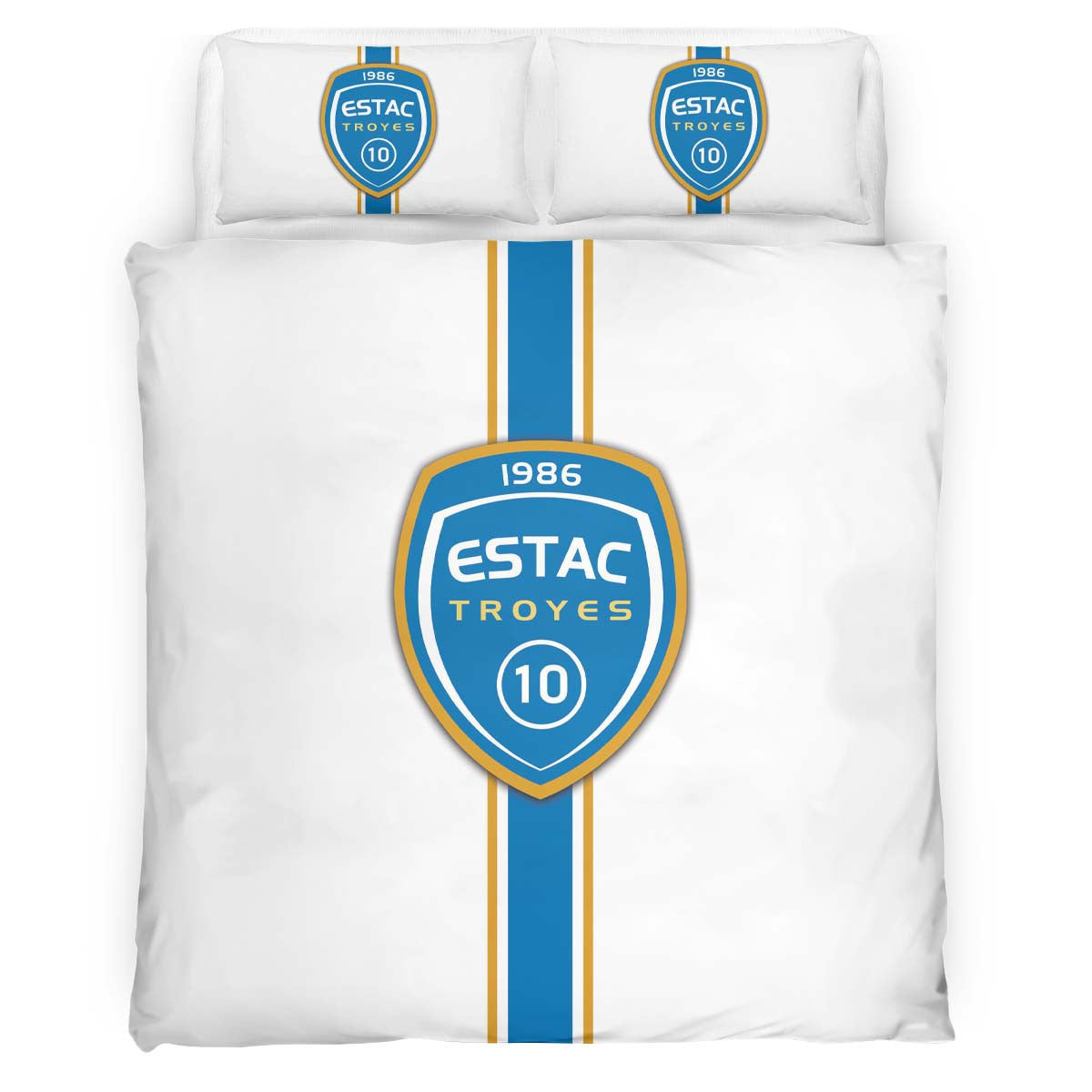 Housse De Couette ESTAC Troyes Football Teams 20 Parure de lit Ensemble De Literie